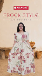 Mangai Frock Style Rayon Gathering Frock Feature Perform Reel Aug 2026 