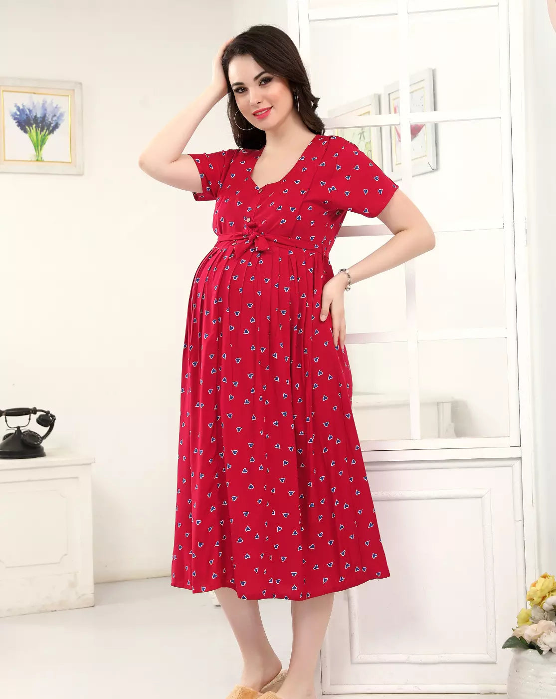 Buy online Momzjoy maternity dresses, pregnancy wear, nursing clothes,–  MOMZJOY.COM